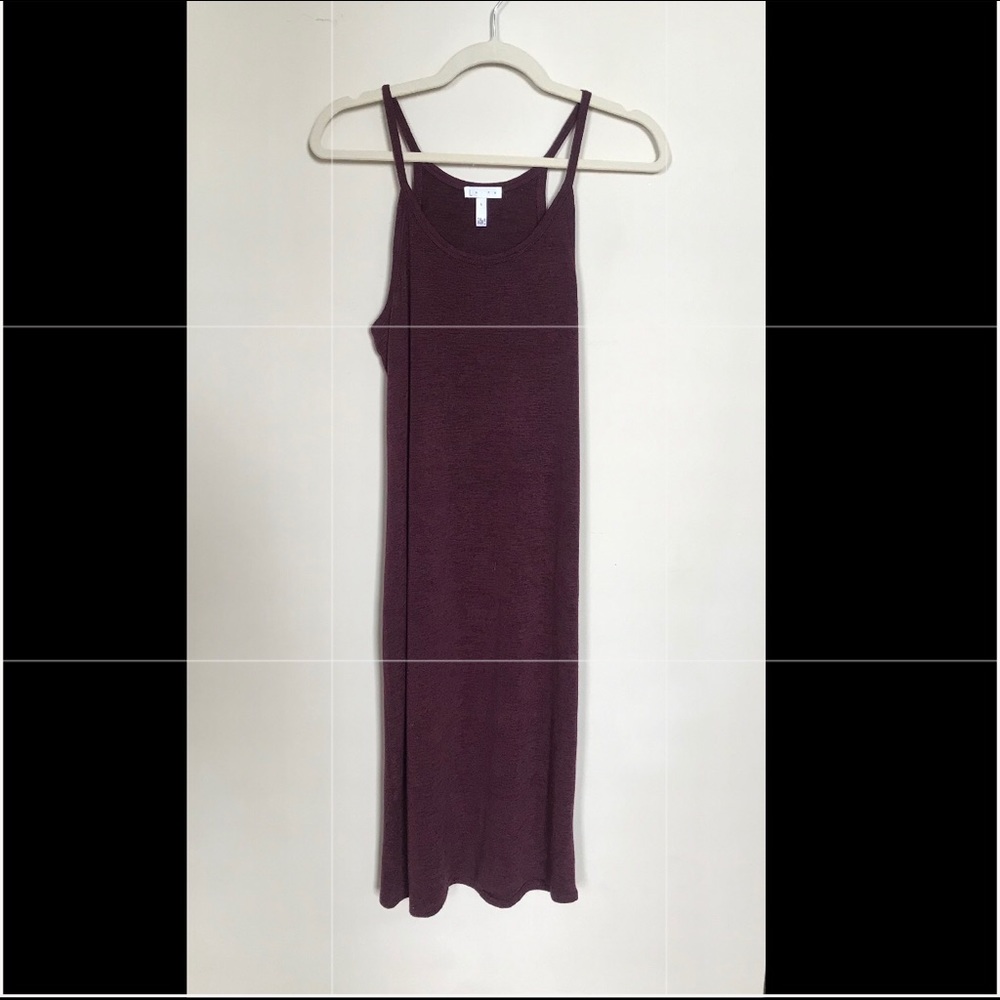 Leith Midi Sweater Dress Size L Maroon Never Worn